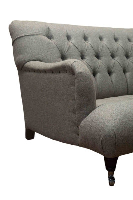 Luxury Three Seater Gray Sofa 2 Seater Design Chesterfield Furniture Couches