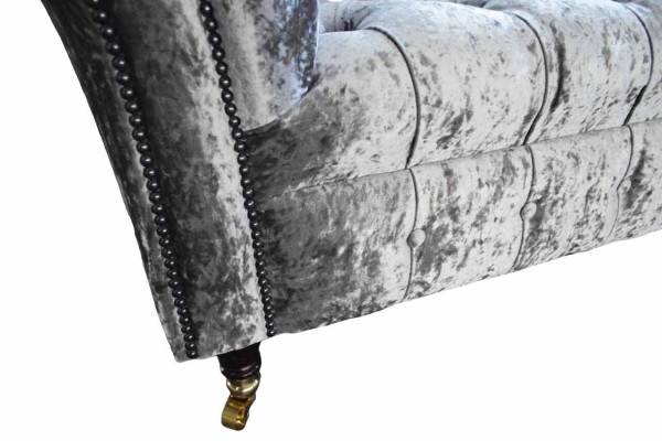 Design Chesterfield Sofa 3 Seater Couch Upholstery Sofas Living room Big XXL