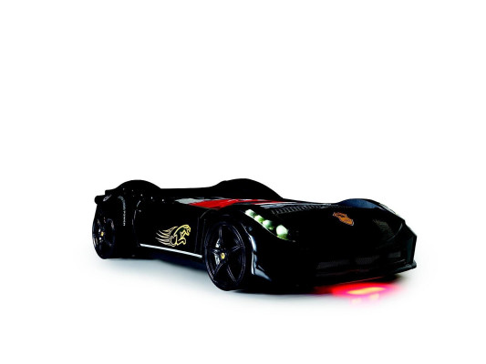 Children Furniture Bed Bedroom Racing Car Car Wood Beds Black new