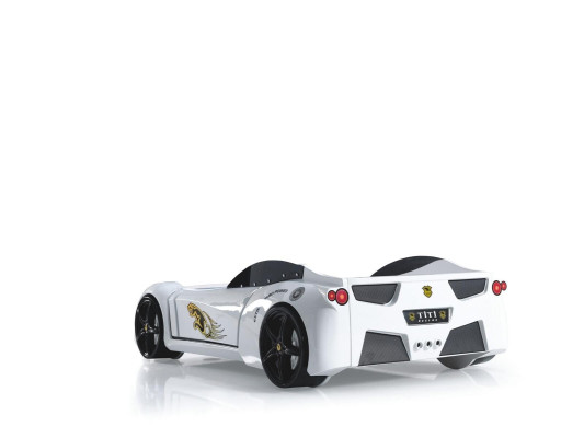Children Furniture Bed Bedroom Racing Car Car Wood Beds Black new