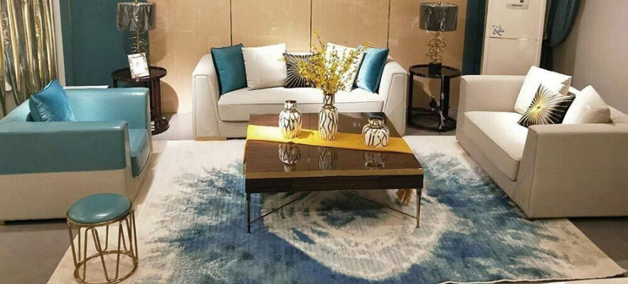 Sofa set 3+2+1 Set Coffee table Design Sofas Leather sofa Couch Living landscape