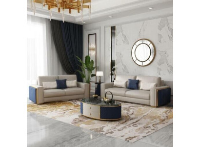 Sofa set 3+2+1 Design Modern Sofas Leather Sofa Couch Living landscape Sofa Seat