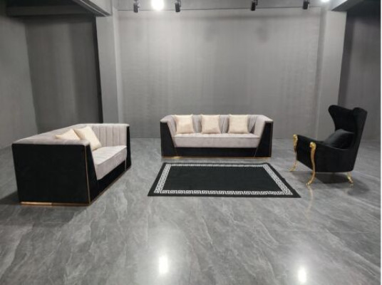 Living room 3 pcs. Sofa set 3+2+1 Seater with soft fabric cover Relax