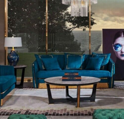 Designer Furniture Sofa Coch 3 Seater Upholstery Decor Sofas Living room Couches