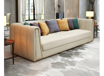 Three seater living landscape modern sofa 3 seater leather sofa designer