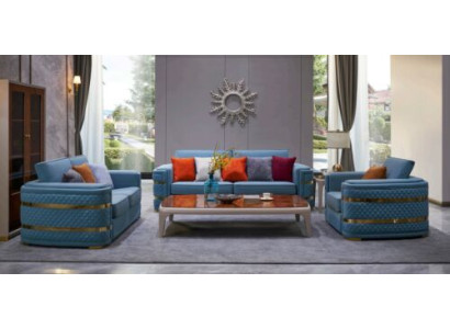 Classic Sofa Upholstery 3+2+1 Seater Couches Leather Seat Suite Living room