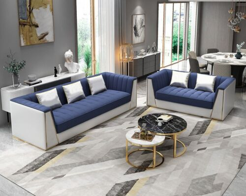 Designer sofa set luxury sofa couch cushion set suite 3 2 seater 2 pcs. set