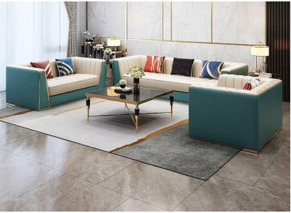 Sofa set Designer Sofa Leather Sofa 321 Seater Decorative Modern Sofa