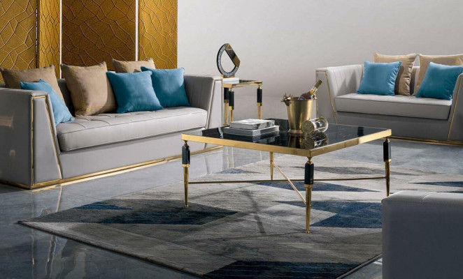 Suite 3+2 Seater Coffee table Side table Living landscape Sofa Couch