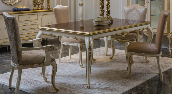 French Dining table Dining room Table Classic Baroque Rococo new
