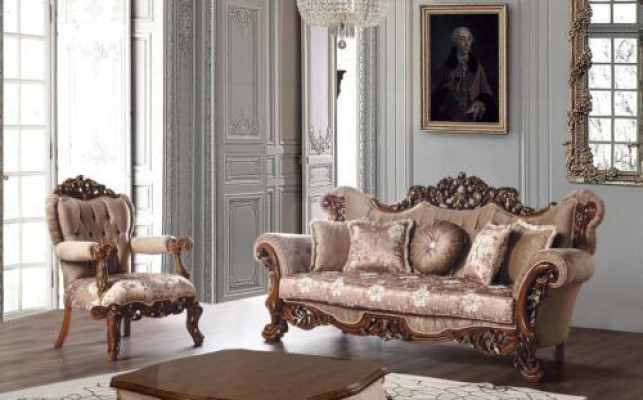 Sofa set 3+1 Armchair Seater Coffee table Sofa new Sofas Set Style Art Deco