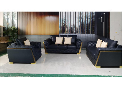 Chesterfield 3+2+1 Sofa set Couch Furniture Sofa Couches Set 3pcs