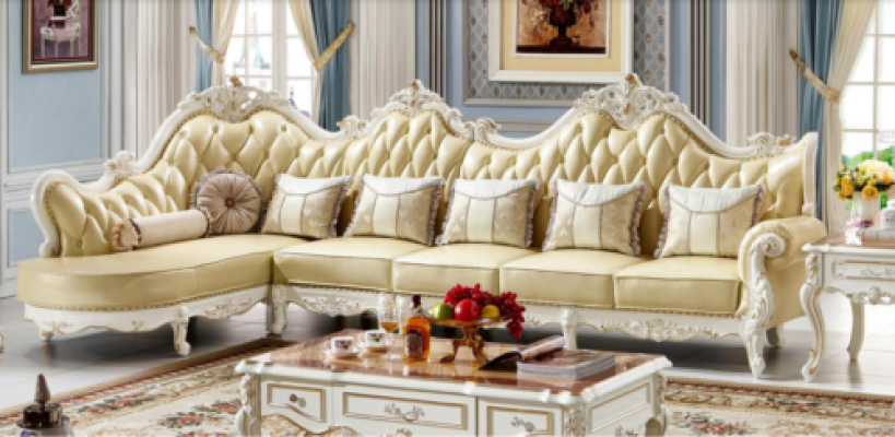 Classic Chesterfield Couch Sofa Upholstery Suite Corner sofa Baroque Corner