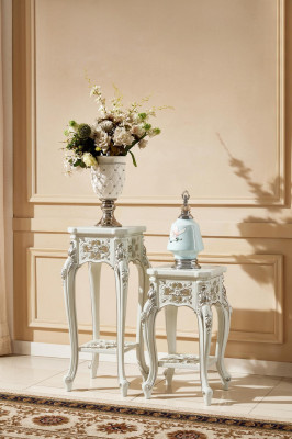Flower stand Classic r stand Living room pedestal foot side tables