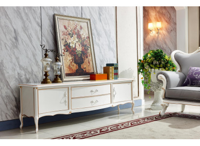 Sideboard White Luxury Elegant Wardrobe Chest of drawers Cabinets lowboard Hotel Furniture