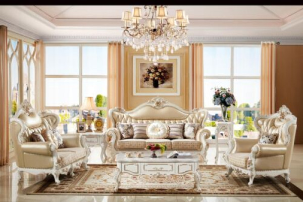 Side table White Classic Wood Design Beautiful Living room Luxury Elegant