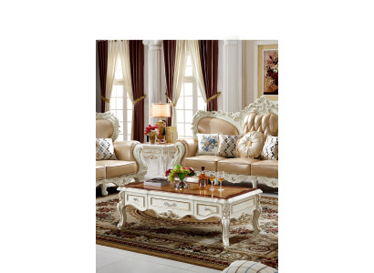 Coffee table White Luxury Elegant Living room Design Tables Classic Furniture