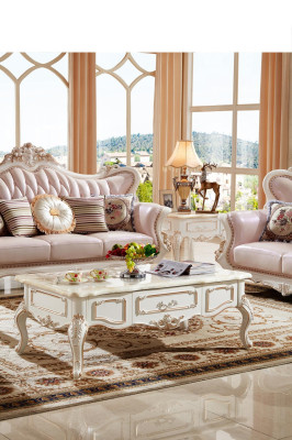Coffee table White Tables Living room Elegant Classic Design Furniture