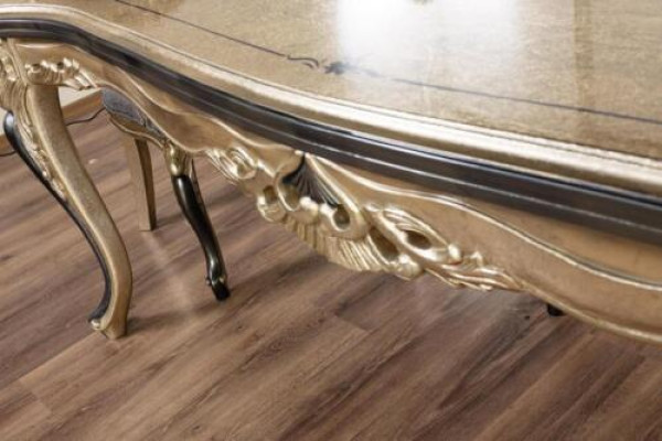 Classic r Dining table Table Baroque Tables Dining tables wooden table 208x108 cm