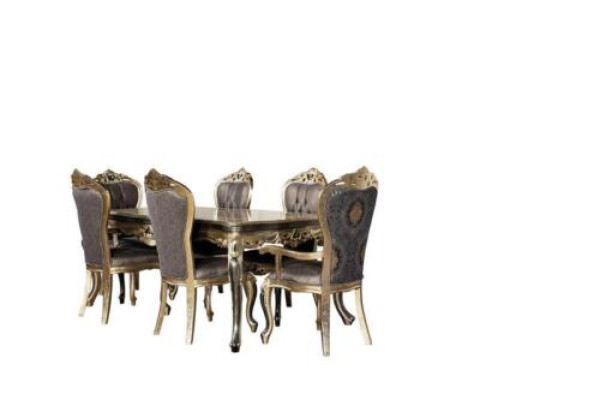 Classic r Dining table Table Baroque Tables Dining tables wooden table 208x108 cm