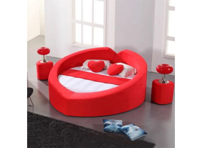 Designer bed in heart shape honeymoon bed luxury bed frame bed brothel