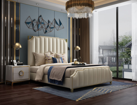 Design Bed Beds 180x200cm Dubai Double Hotel Wood Bedroom Luxury