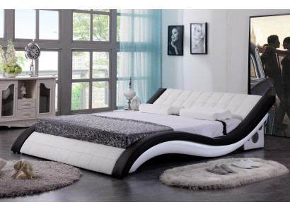 Bed Design Digital USB Beds Luxury Bedroom Furniture Leather Double