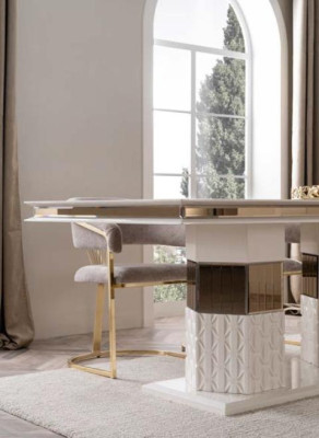 Dining table Suite Dining set Table with 4x chairs Chair group 5 pieces. set