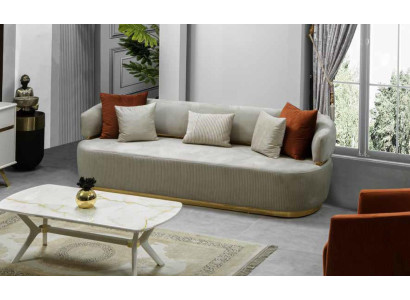 Living room Set Sofa Coffee table Three-seater Design Furniture Furnishings 2-piece