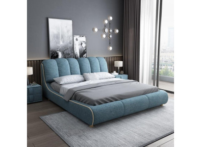 Double bed Bedroom Hotel Ehe Luxus Bed 2x Bedside table 3pcs. Set new beds