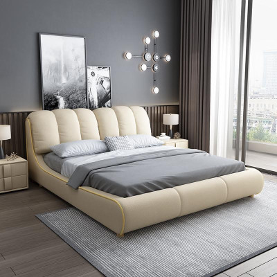 Double bed Bedroom Hotel Ehe Luxus Bed 2x Bedside table 3pcs. Set new beds
