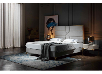 Luxury Design Bed Upholstery Double Hotel Beds Marriage 180x200cm Sleep Room