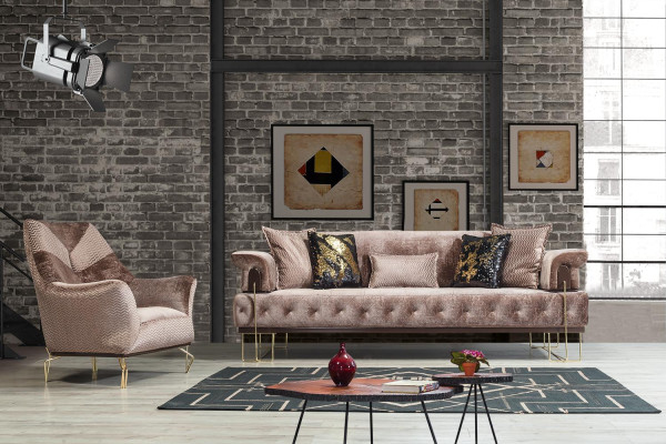 Luxury Three Seater Brown Sofa 3 Seater Sofas Design Modern Design Furniture