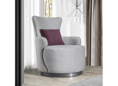Round Club Chair Sofa Couch Relax Single Seater Upholstery Furniture Furnishings