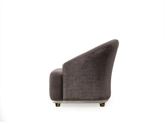 Armchair Single Seat 1 Seat Sofa Couch Living room Furniture Metal with Textile