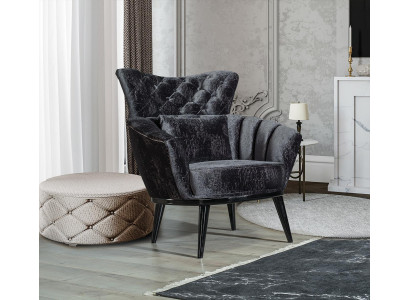 Furniture Design Armchair Modern Design Armchair Textile Living room Black