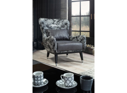Living room Armchair Upholstery Seater Modern Design Snake Style Cover