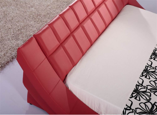 Double Marriage Bed Beds XXL Leather Frame new Double bed Designer Upholstery