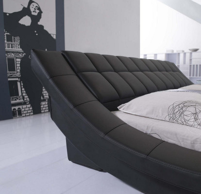 Beds Double Marriage Sleep Room Luxury Designer Bed 180x200 Leather Hotel