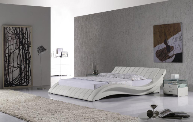 Beds Marriage 180x200cm Sleep Room Leather Double Bed Upholstery Design