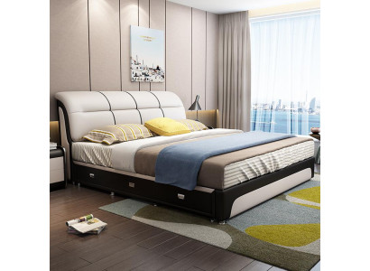 Beds Upholstery Textile Modern Wood Bedroom new Double bed Chester bed