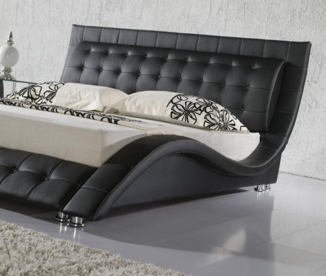 Beds Double Modern Marriage 180x200 Modern new Design Leather Bed