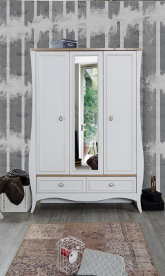 Furniture Youth Room Wardrobe Shelf Wood Bedroom new Wardrobe