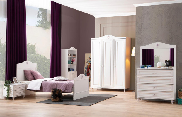 Design Shelf Bookcase Bookshelf Youth Room Furniture Design White
