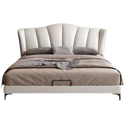 Beds Textile Hotel Luxury Upholstery Seat Leather Italy Designer Bed Bedroom