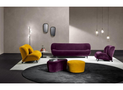 Modern Sofa set 3+2 Seater Armchair x2 Stool Designer Couch Set Stylish Living room furniture