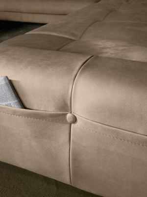 Leather L-shape Luxury Sofas Sofas Corner Corner sofa Couch Italian Furniture