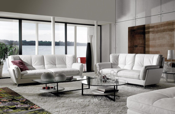 Elegant living room seating furniture designer 3+2 upholstered sofas luxurious couch set