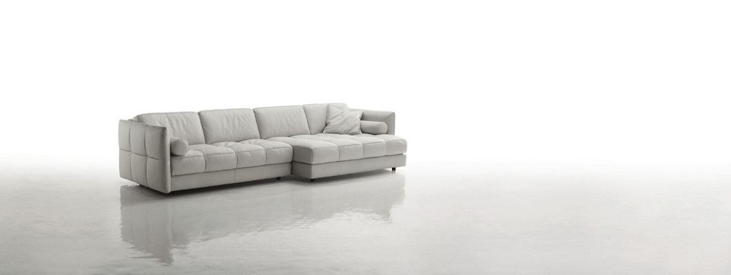 Living landscape Corner sofa L-shape Furniture Luxury White Modern Sofa