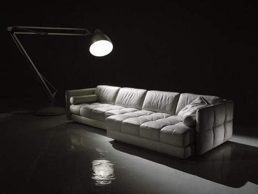 Designer leather sofa Corner sofa Upholstery Corner Couch Seat Corner L-shape Suite Sofa new